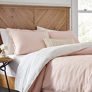 Stone & Beam 3 Piece Reversible Marcana Linen Duvet Cover Set